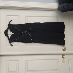 Navy Blue Sleeveless Dress